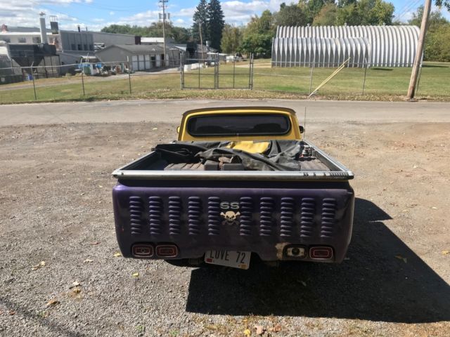 1972 Yellow Chevrolet Other Pickups Chopped