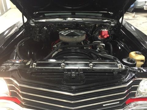 1972 RED & BLACK Chevrolet Malibu Coupe