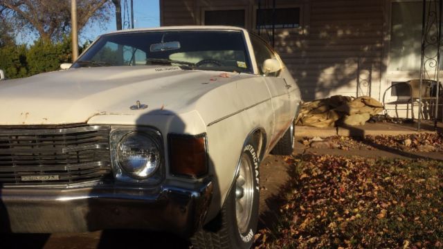 1972 White Chevrolet Chevelle Coupe