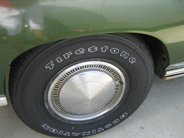 1972 Green Chevrolet Monte Carlo Coupe