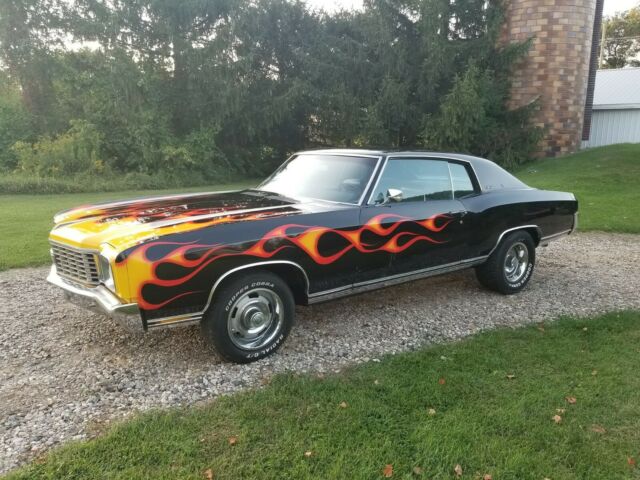 1972 Black Chevrolet Monte Carlo Coupe