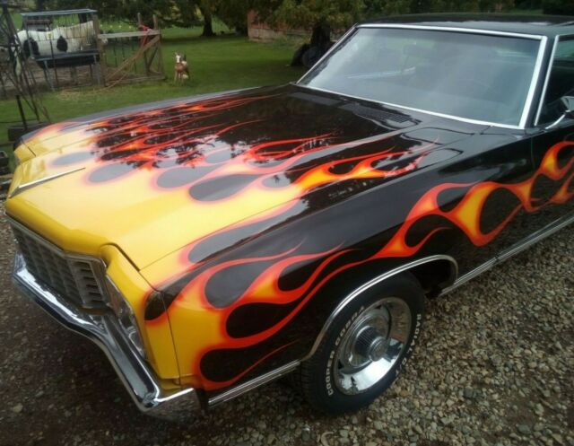 1972 Black Chevrolet Monte Carlo Coupe