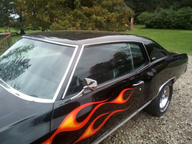 1972 Black Chevrolet Monte Carlo Coupe