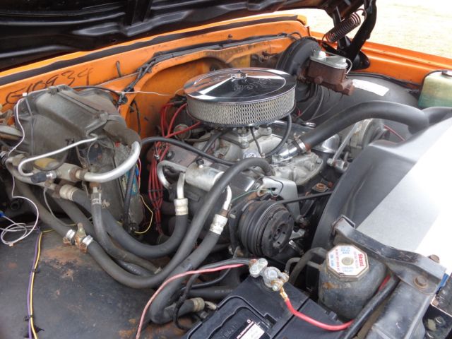 1972 Orange Chevrolet C-10