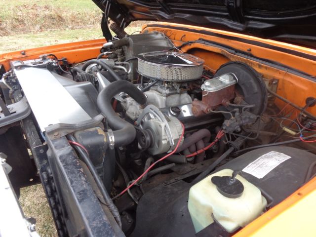 1972 Orange Chevrolet C-10