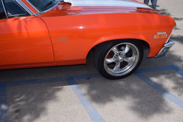 1972 Orange Chevrolet Nova Coupe