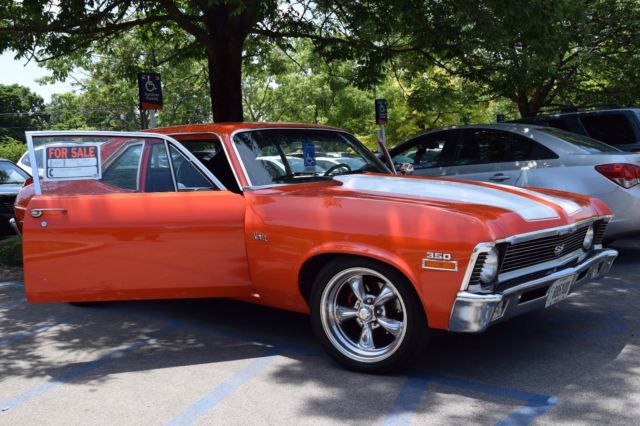 1972 Orange Chevrolet Nova Coupe