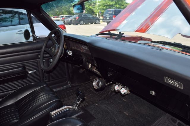 1972 Orange Chevrolet Nova Coupe