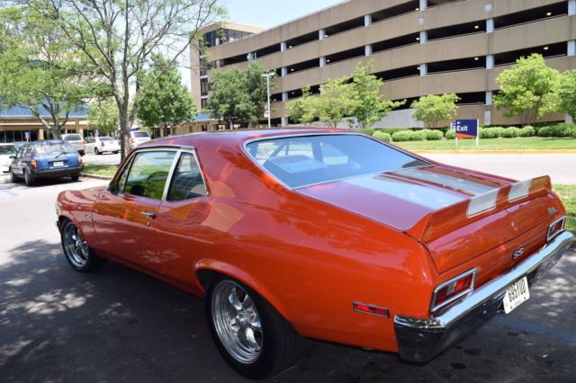 1972 Orange Chevrolet Nova Coupe