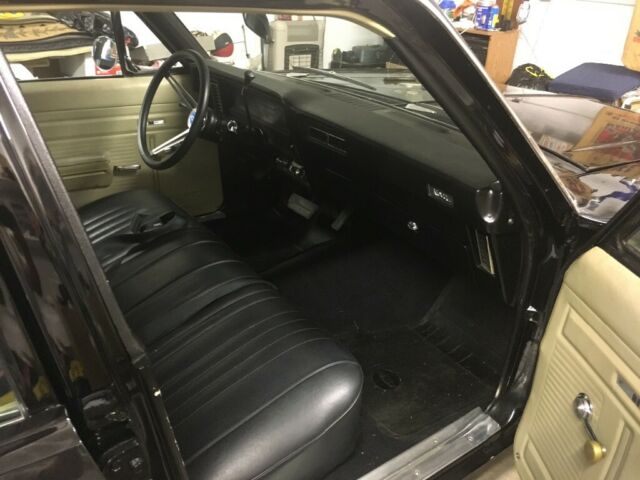 1972 Black Chevrolet Nova Sedan