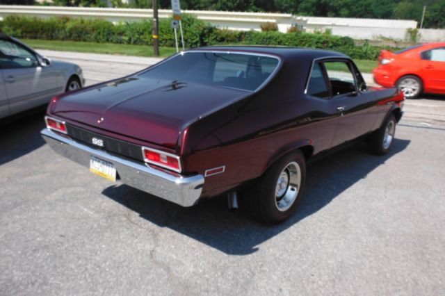1972 Red Chevrolet Nova Coupe