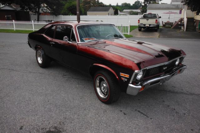 1972 Red Chevrolet Nova Coupe
