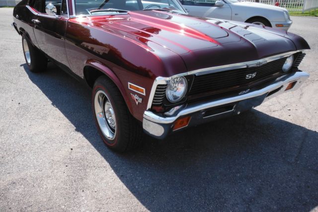 1972 Red Chevrolet Nova Coupe