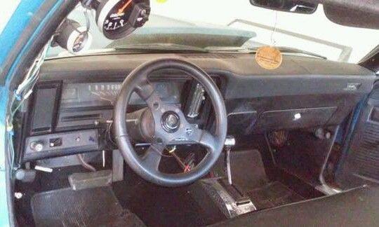 1972 Blue Chevrolet Nova Coupe