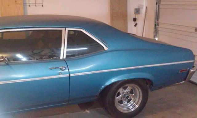 1972 Blue Chevrolet Nova Coupe