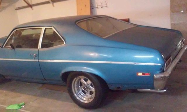 1972 Blue Chevrolet Nova Coupe