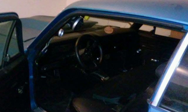 1972 Blue Chevrolet Nova Coupe
