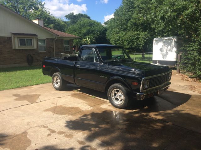 1972 Black Chevrolet C-10 Standard Cab Pickup