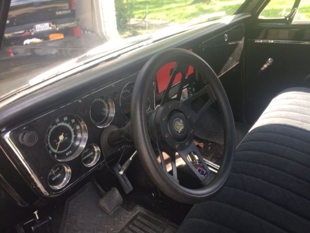 1972 Black Chevrolet C-10 Standard Cab Pickup