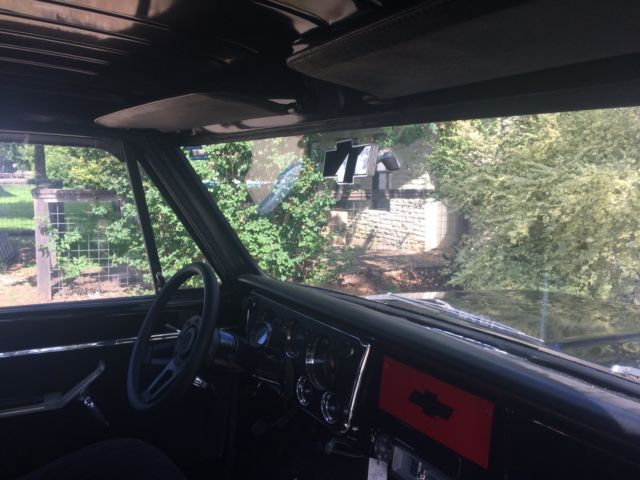 1972 Black Chevrolet C-10 Standard Cab Pickup