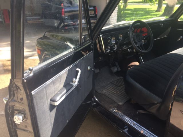 1972 Black Chevrolet C-10 Standard Cab Pickup