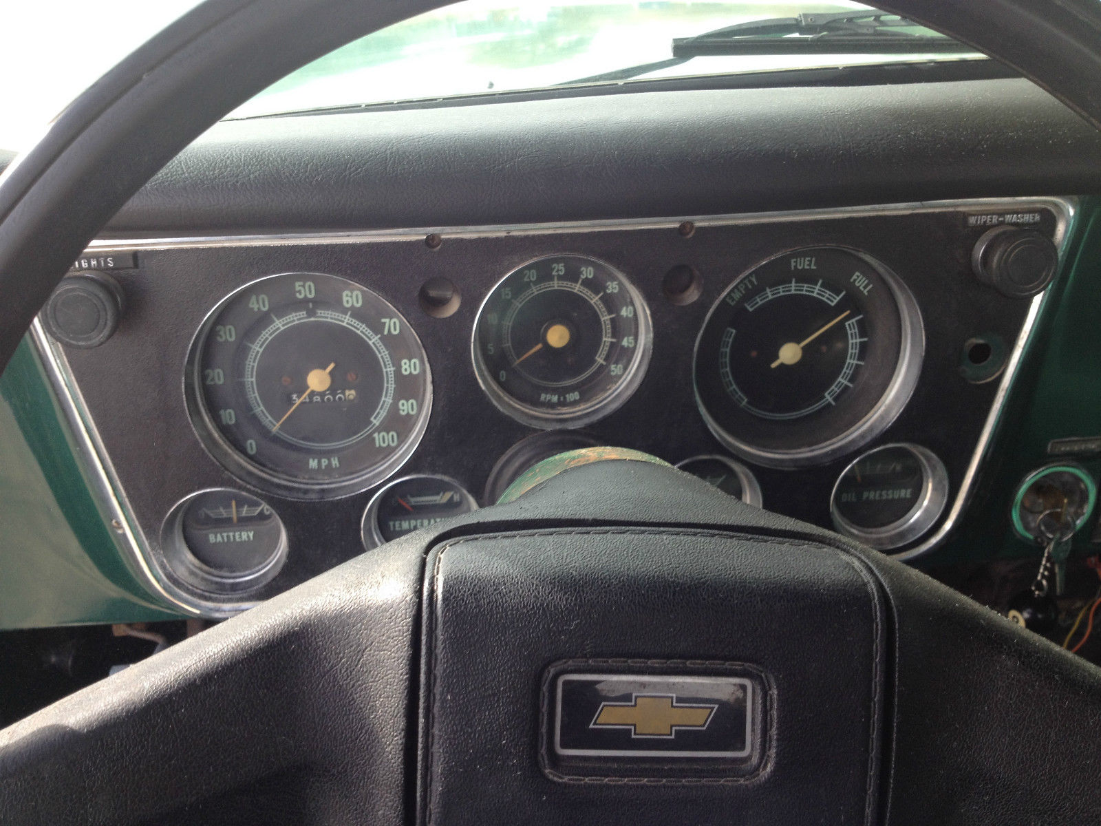 1972 Green Chevrolet C-10 Standard Cab Pickup