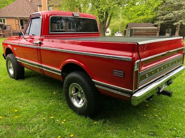 1972 Red Chevrolet Cheyenne Standard Cab Pickup