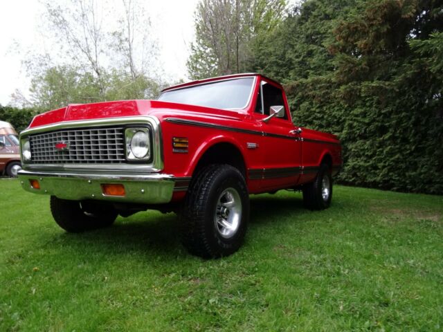 1972 Red Chevrolet Cheyenne Standard Cab Pickup