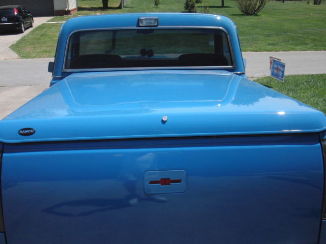 1972 Black & Orange Chevrolet C-10 Standard Cab Pickup