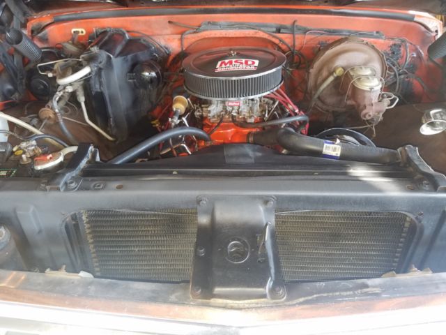 1972 Orange Chevrolet C-10 Standard Cab Pickup