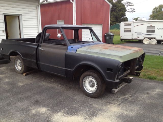 1972 Orange Chevrolet C-10 Standard Cab Pickup