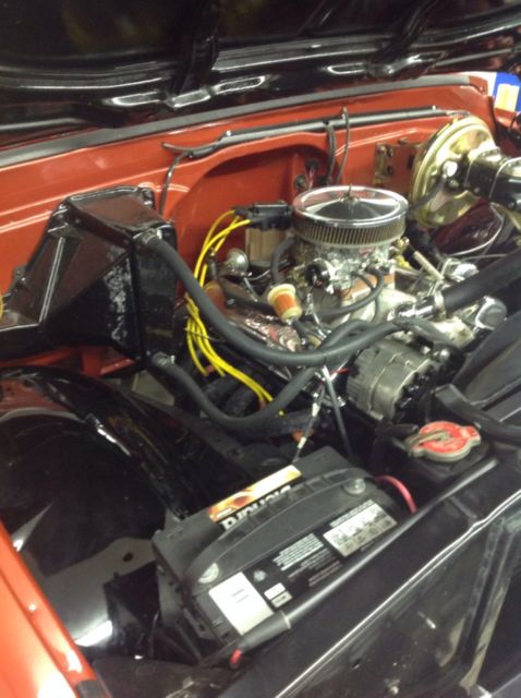 1972 blue and white Chevrolet C-10 short bed