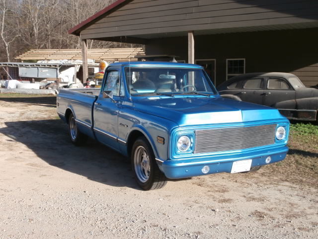 1972 Blue Chevrolet C-10