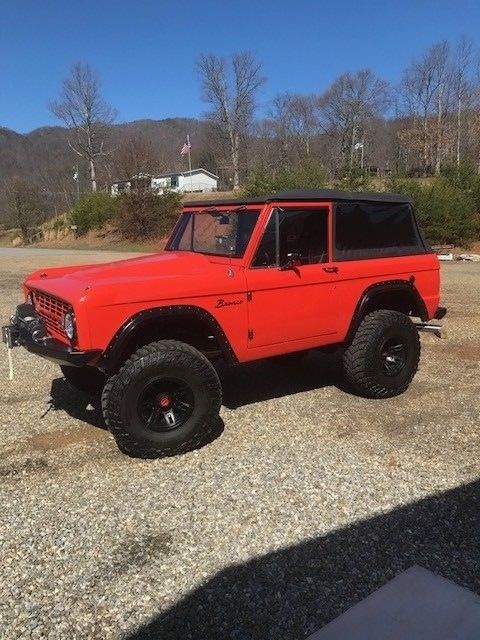 1972 Orange Ford Bronco