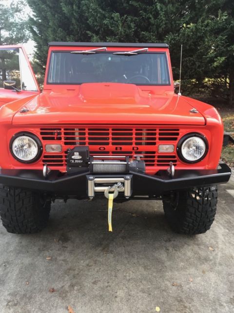 1972 Orange Ford Bronco