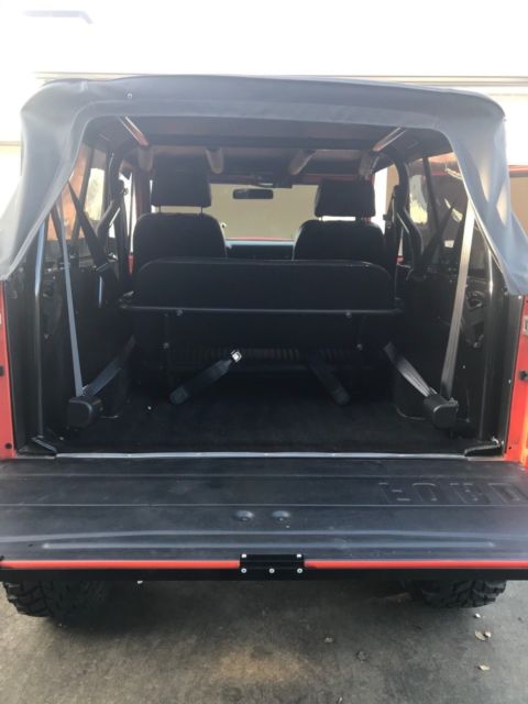 1972 Orange Ford Bronco