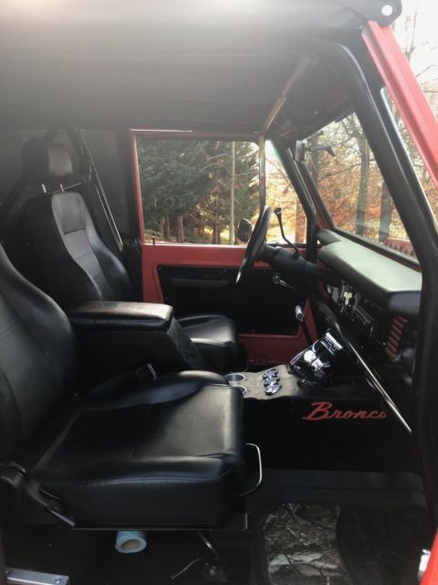 1972 Orange Ford Bronco