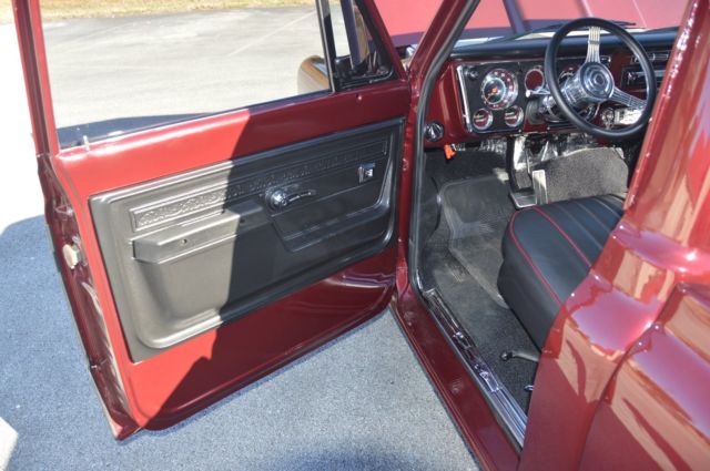 1972 Burgundy Chevrolet C-10 Standard Cab Pickup