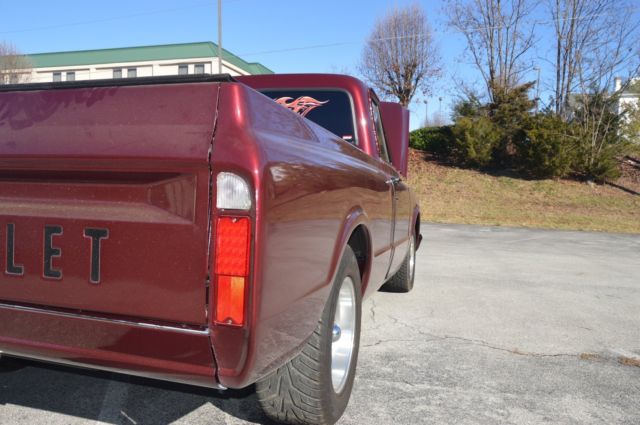 1972 Burgundy Chevrolet C-10 Standard Cab Pickup