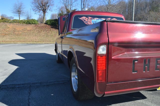 1972 Burgundy Chevrolet C-10 Standard Cab Pickup
