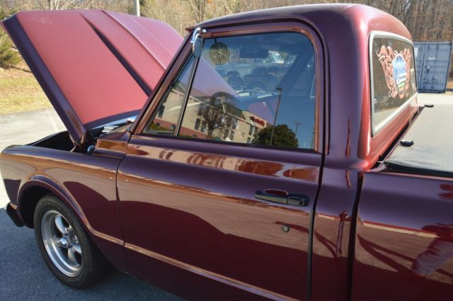 1972 Burgundy Chevrolet C-10 Standard Cab Pickup
