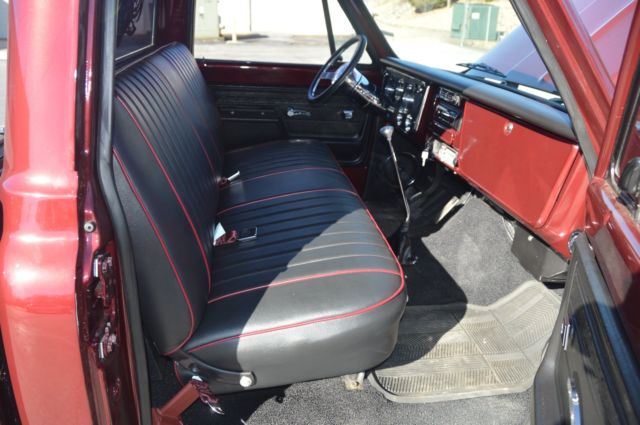1972 Burgundy Chevrolet C-10 Standard Cab Pickup