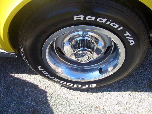 1972 Yellow Chevrolet Corvette Convertible