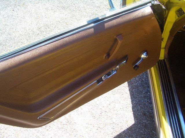 1972 Yellow Chevrolet Corvette Convertible