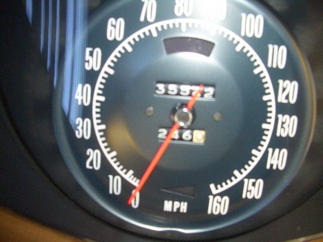 1972 Yellow Chevrolet Corvette Convertible