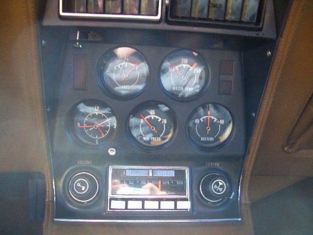 1972 Yellow Chevrolet Corvette Convertible