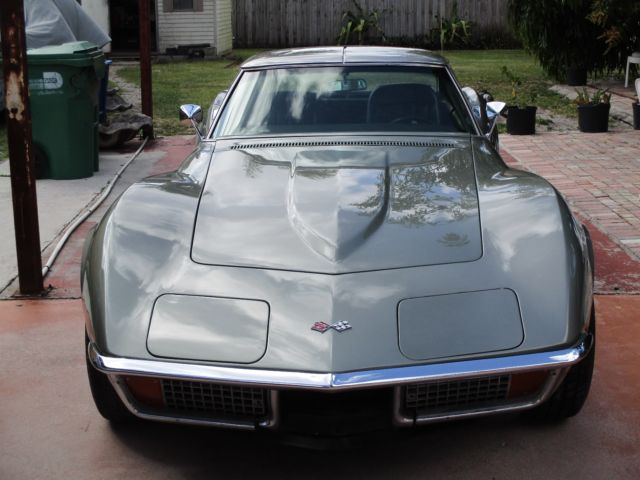 1972 steal city gray Chevrolet Corvette