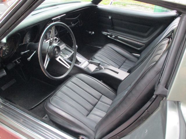 1972 steal city gray Chevrolet Corvette