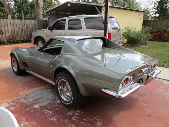 1972 steal city gray Chevrolet Corvette