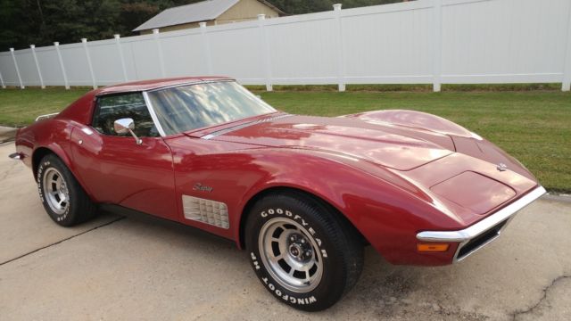 1972 Firemist Metallic Chevrolet Corvette Coupe